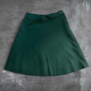 vintage express wool skirt dark academia midi preppy old money fall